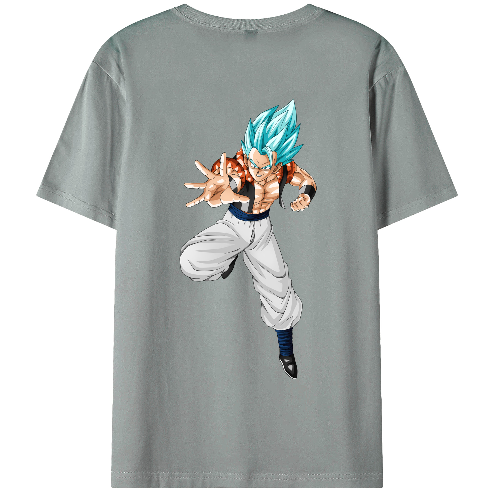 （画像用） ドラゴンボール ベジータ四世（Bejīta Yonsei）DRAGON BALL Vegeta IV 綿100％ メンズ半袖Tシャツ（バックプリント） 通気性